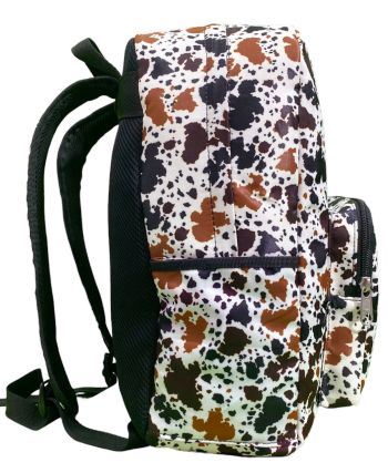 Showman Cow Print Nylon Everyday Backpack #2